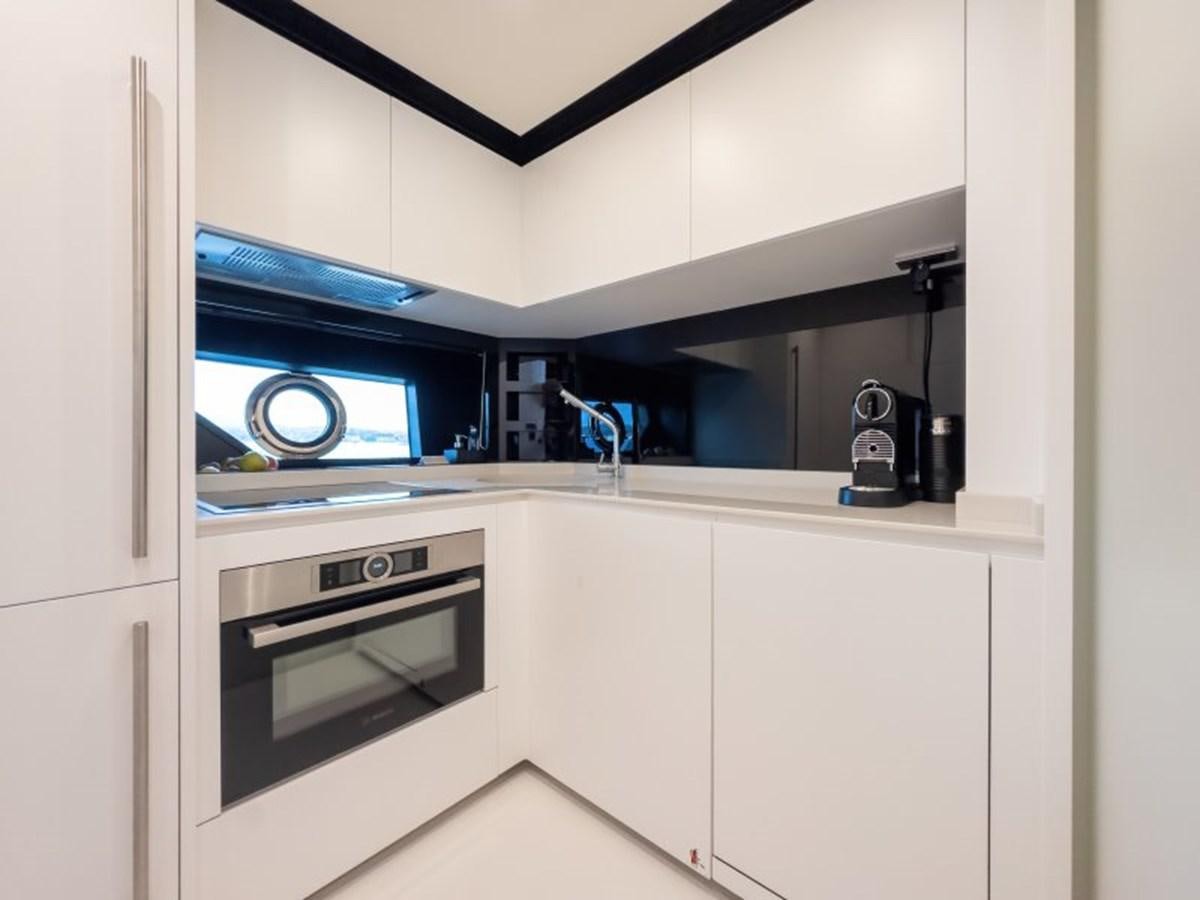 a microwave oven and microwave oven aboard NO Yacht for Sale