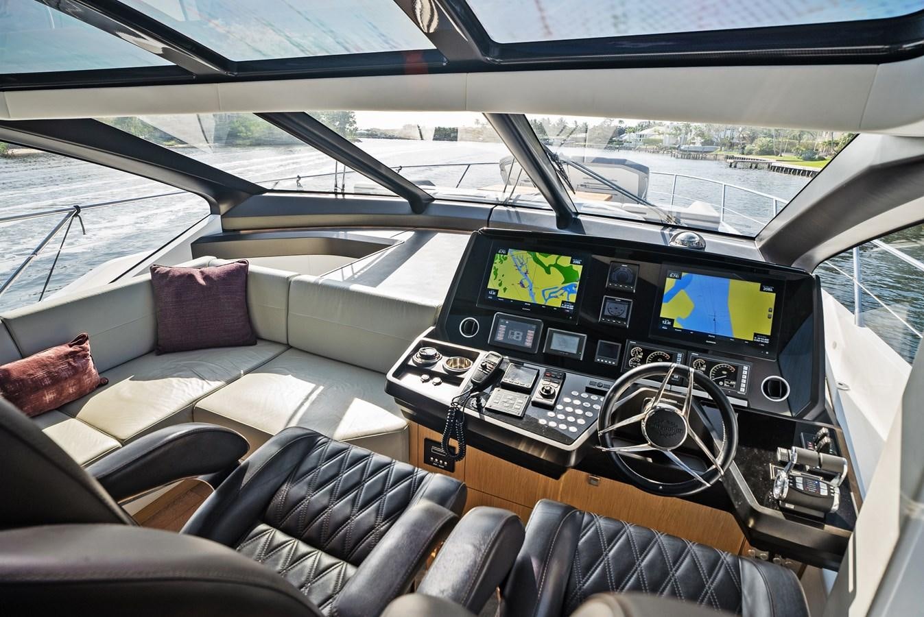 inside of a car aboard IT'S A GIRL Yacht for Sale