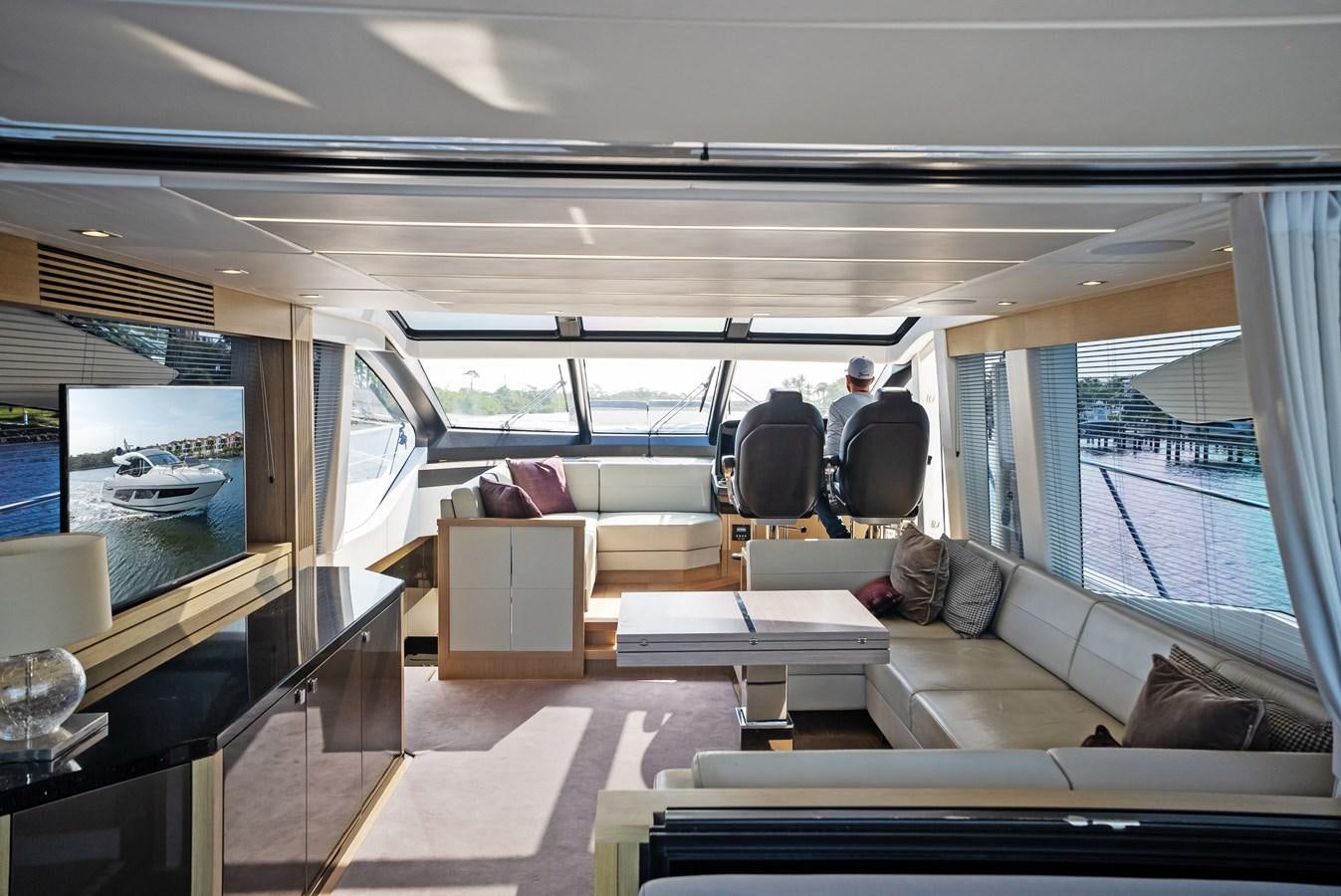 inside of a train aboard IT'S A GIRL Yacht for Sale