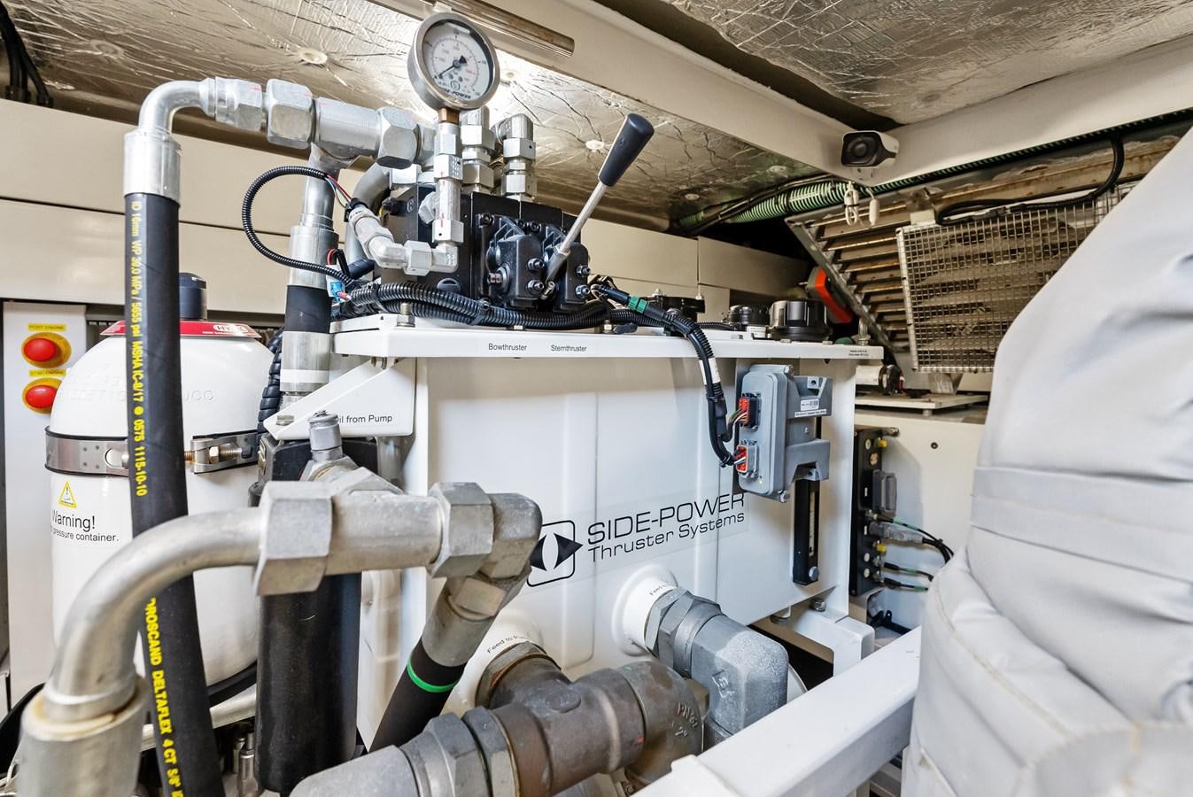 a machine with wires aboard IT'S A GIRL Yacht for Sale