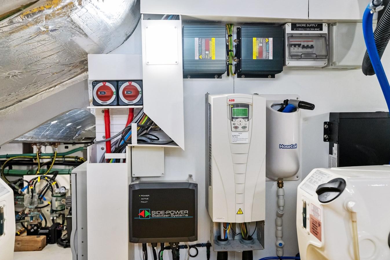 a machine with a few buttons aboard IT'S A GIRL Yacht for Sale