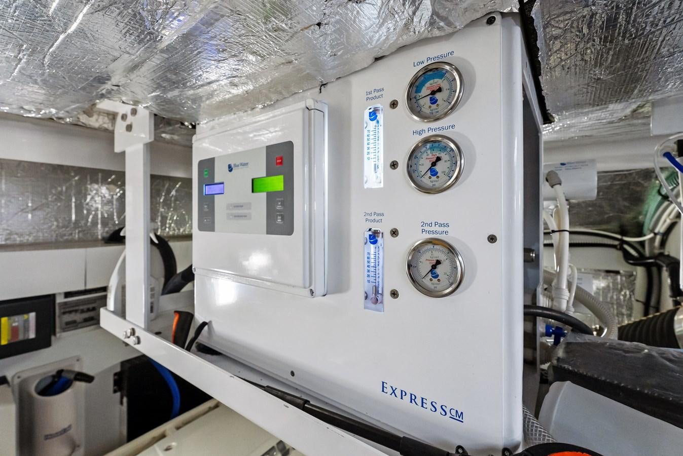 a machine with buttons and a screen aboard IT'S A GIRL Yacht for Sale