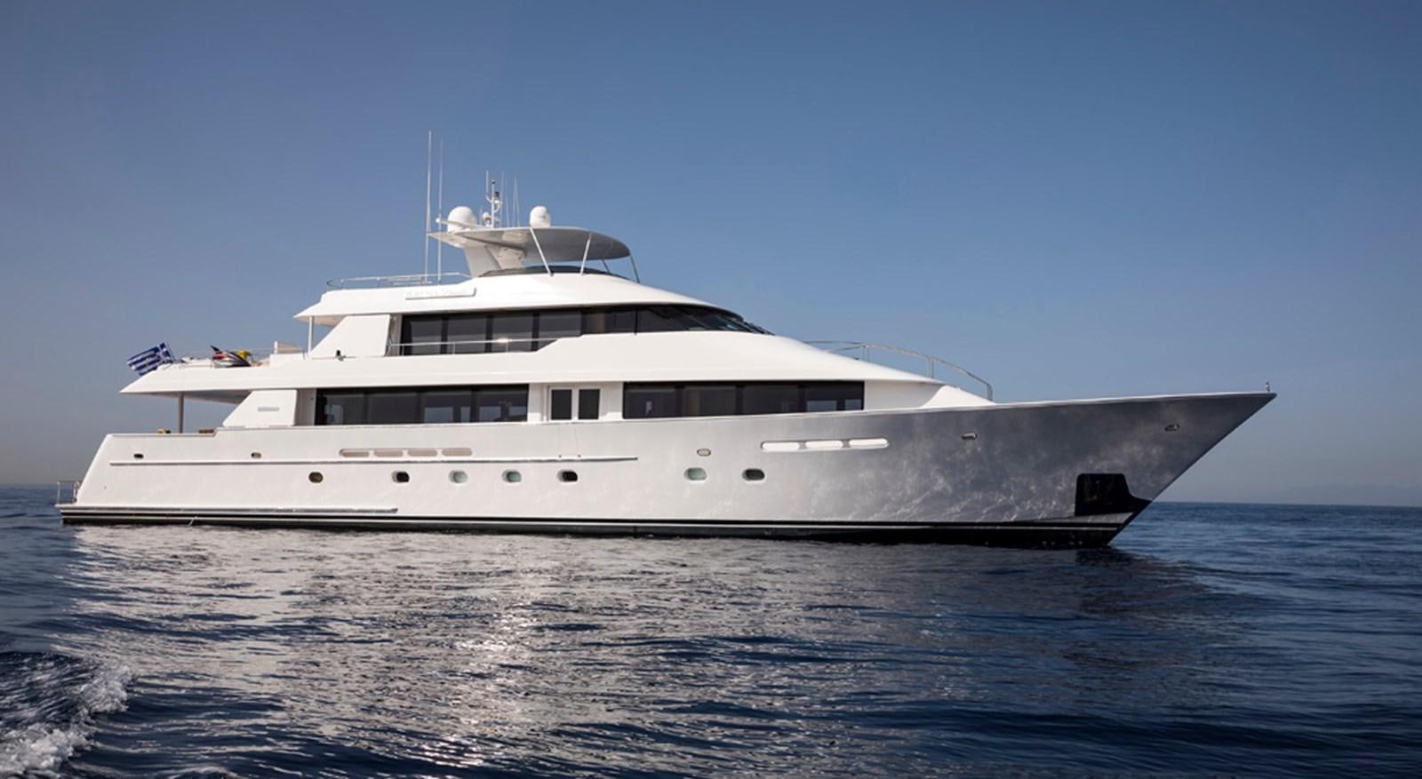 a large white yacht aboard ENDLESS SUMMER Yacht for Sale