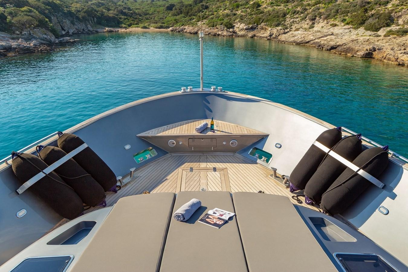 a boat on the water aboard SUMMER FUN Yacht for Sale