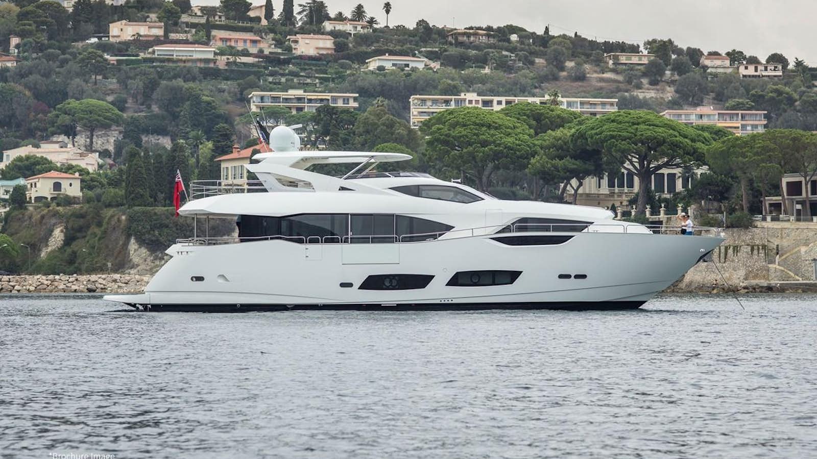a boat on the water aboard LADY M Yacht for Sale