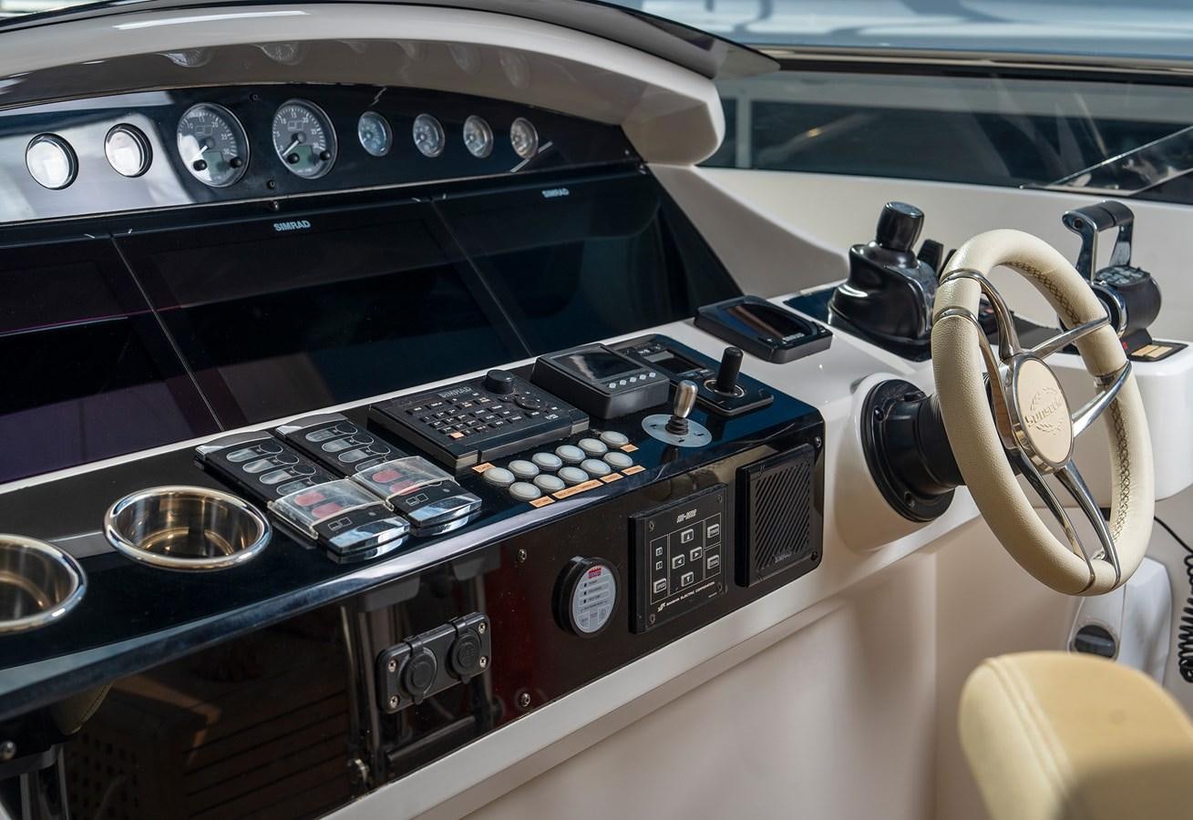 inside of a car aboard LADY M Yacht for Sale