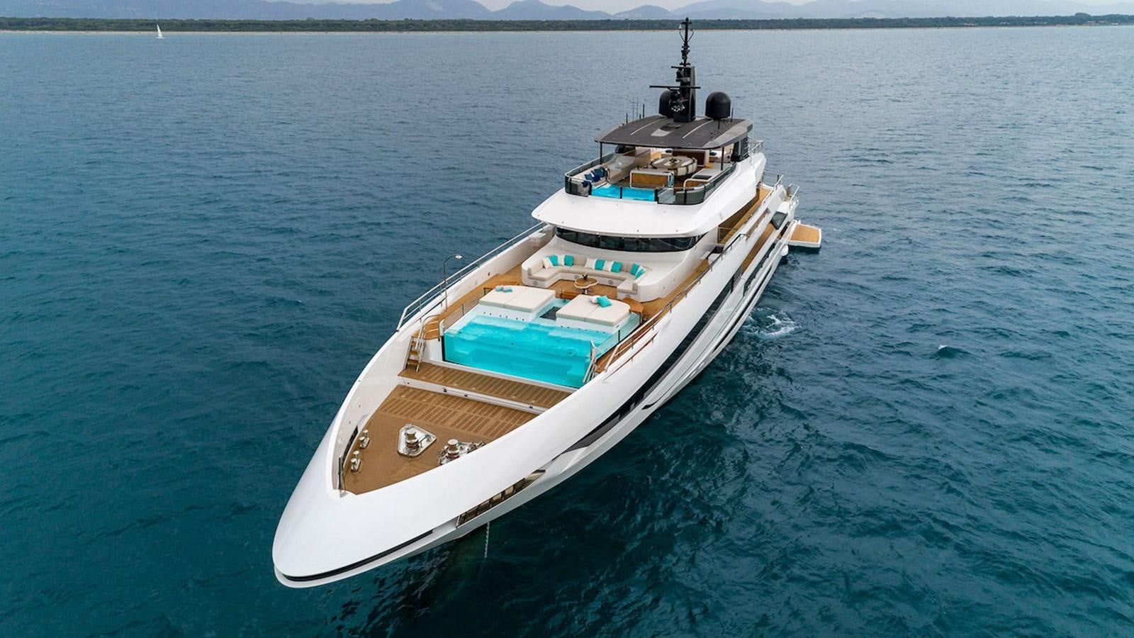 a boat in the water aboard MAVERICK Yacht for Sale