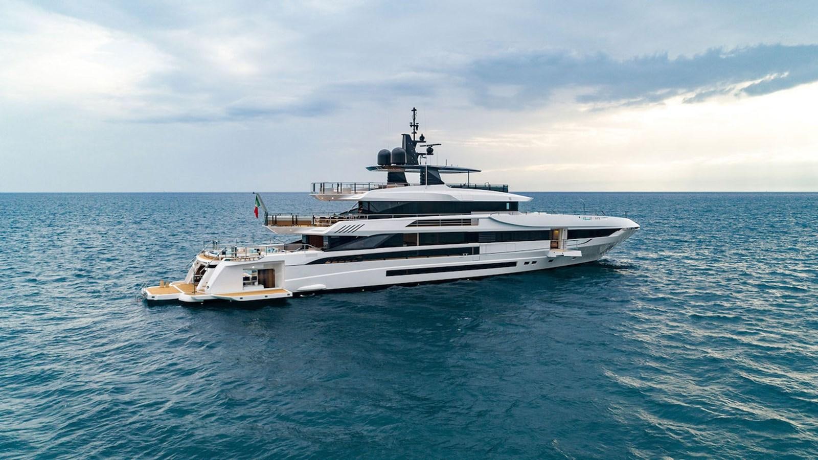 a boat in the water aboard MAVERICK Yacht for Sale