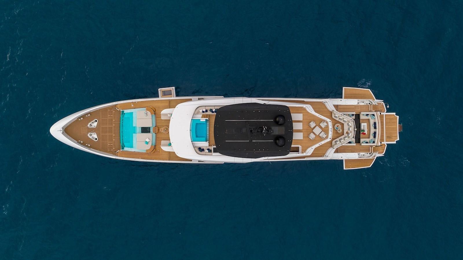 a model of a space ship aboard MAVERICK Yacht for Sale