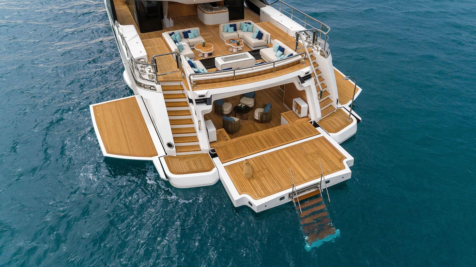 a boat on the water aboard MAVERICK Yacht for Sale