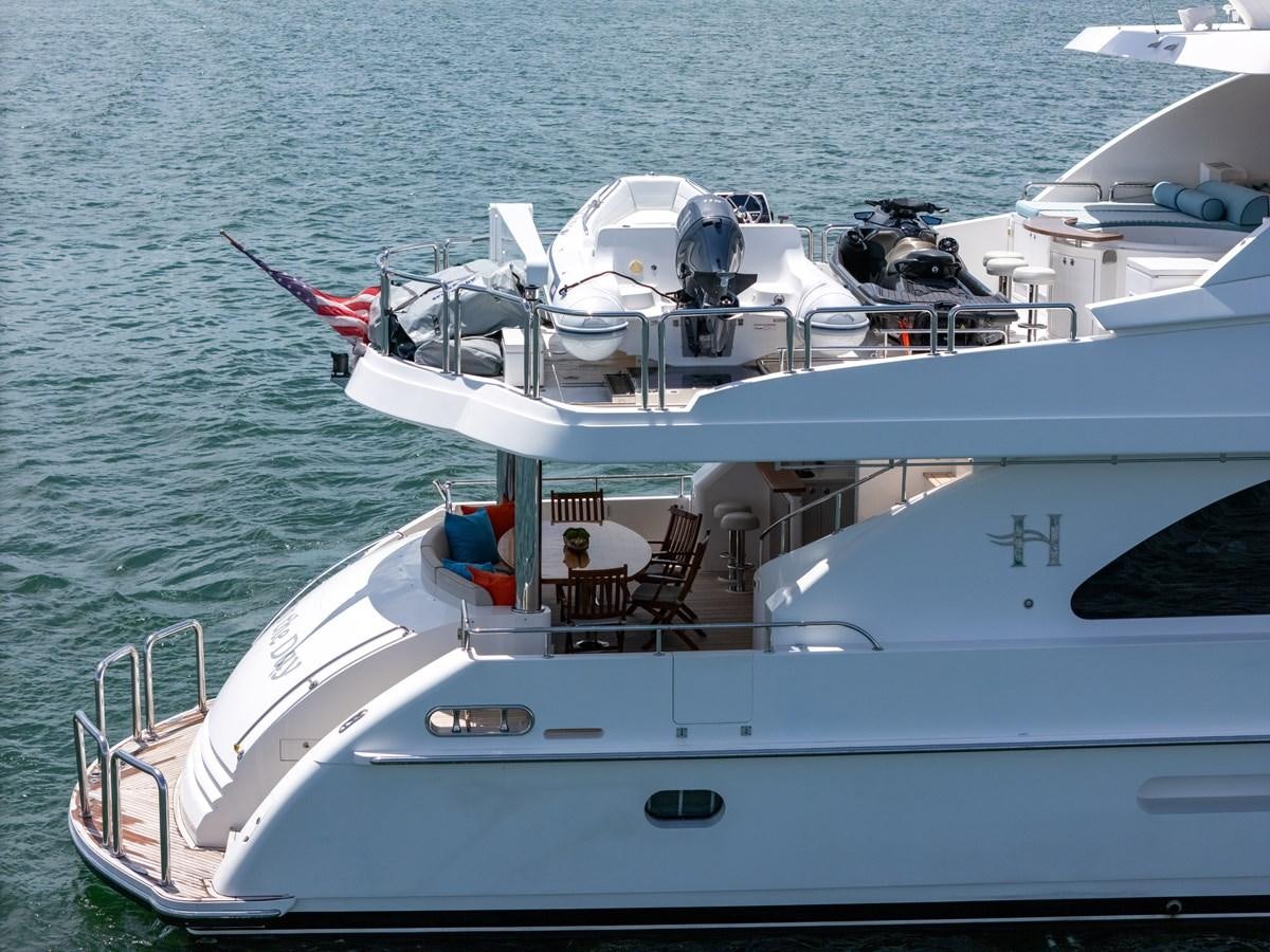 a boat with people on it aboard 101' HARGRAVE Yacht for Sale