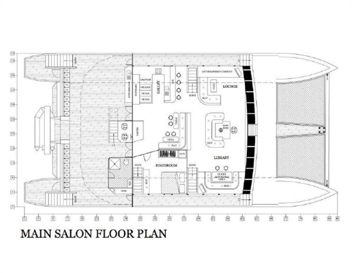 diagram, engineering drawing aboard 2023 PDIGREE CAT BLOOMFIELD Yacht for Sale
