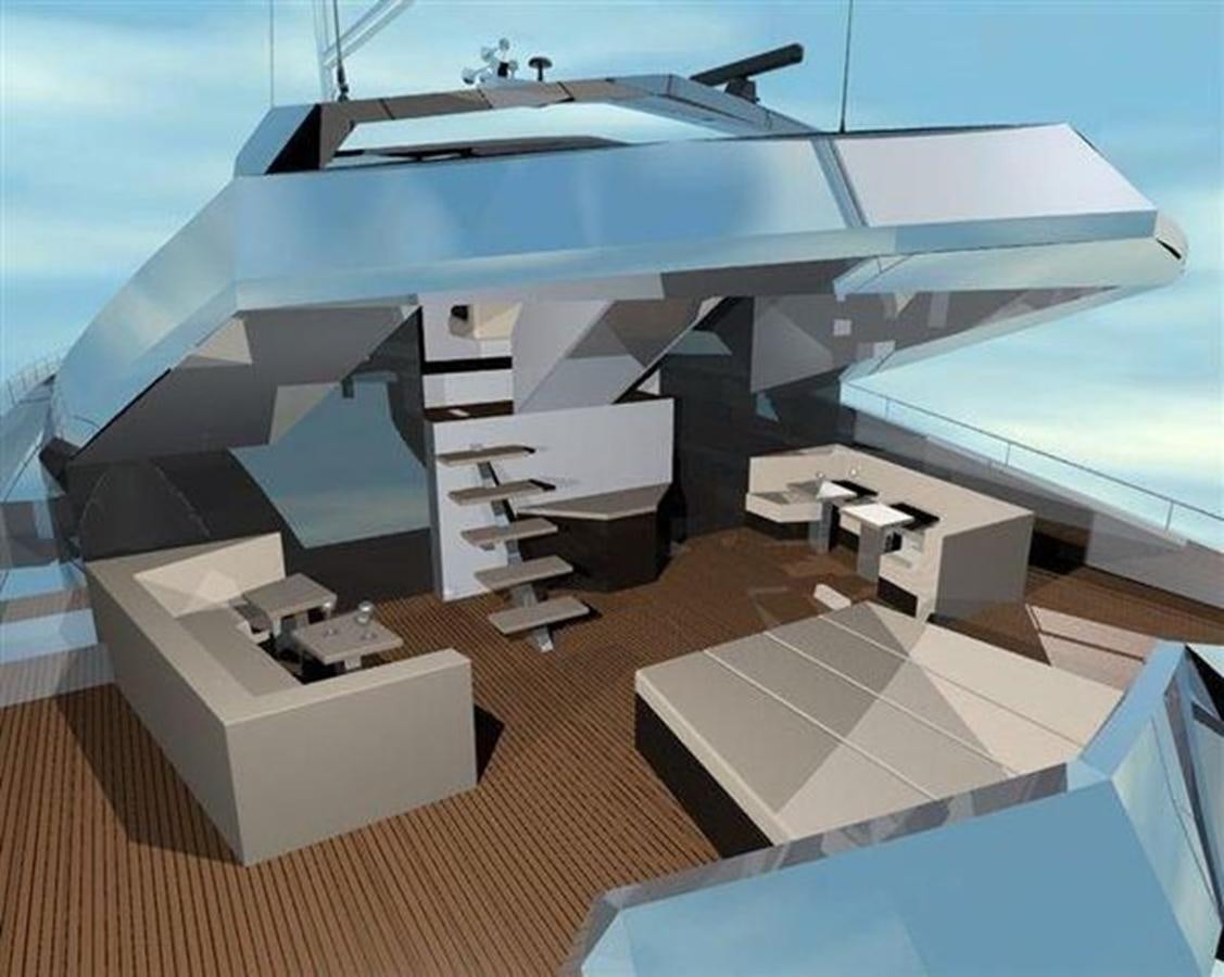 a model of a space ship aboard 2023 PDIGREE CAT BLOOMFIELD Yacht for Sale