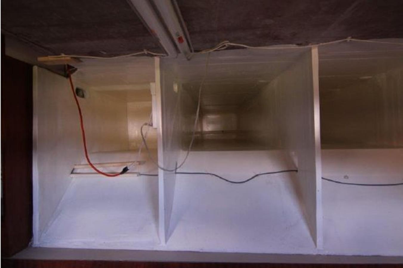 a white rectangular object with wires aboard 2023 PDIGREE CAT BLOOMFIELD Yacht for Sale