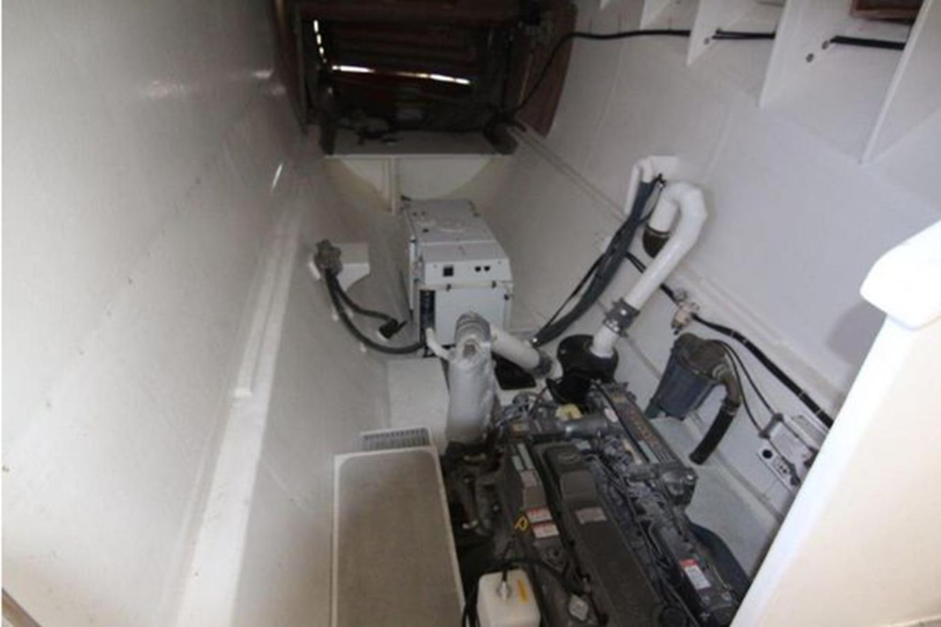 a group of objects on a white surface aboard 2023 PDIGREE CAT BLOOMFIELD Yacht for Sale