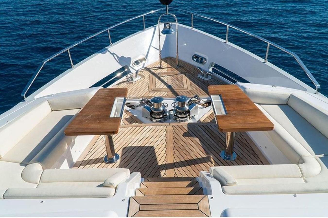 a boat on the water aboard CUSTOM LINE  97 Yacht for Sale