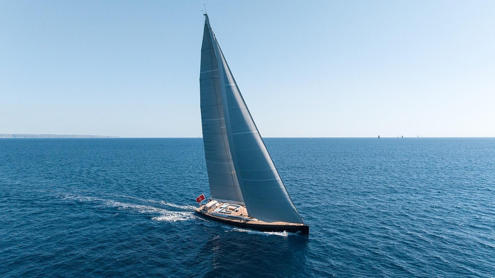 a sailboat in the water aboard FRIDAY Yacht for Sale