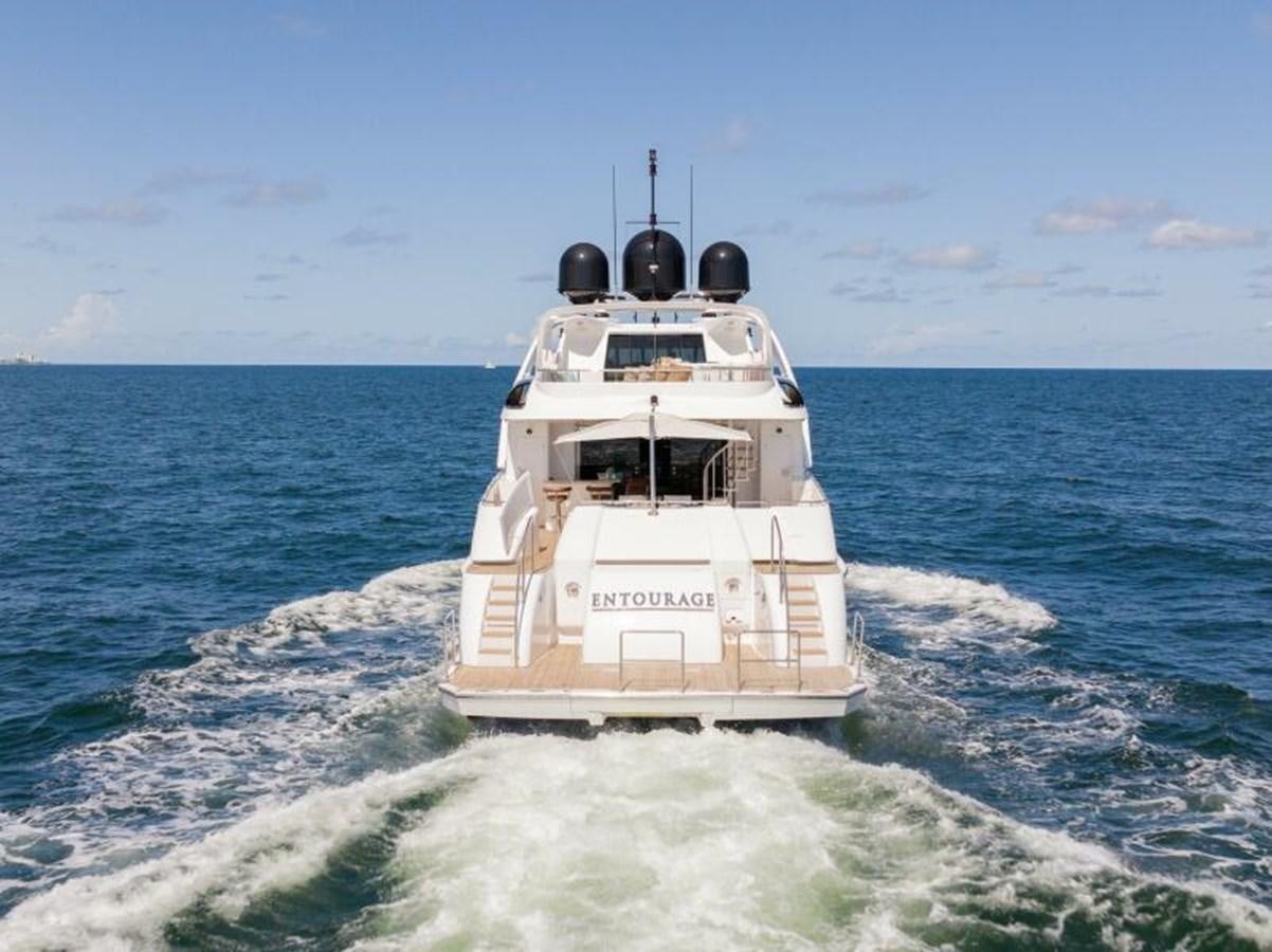 a boat on the water aboard ENTOURAGE Yacht for Sale