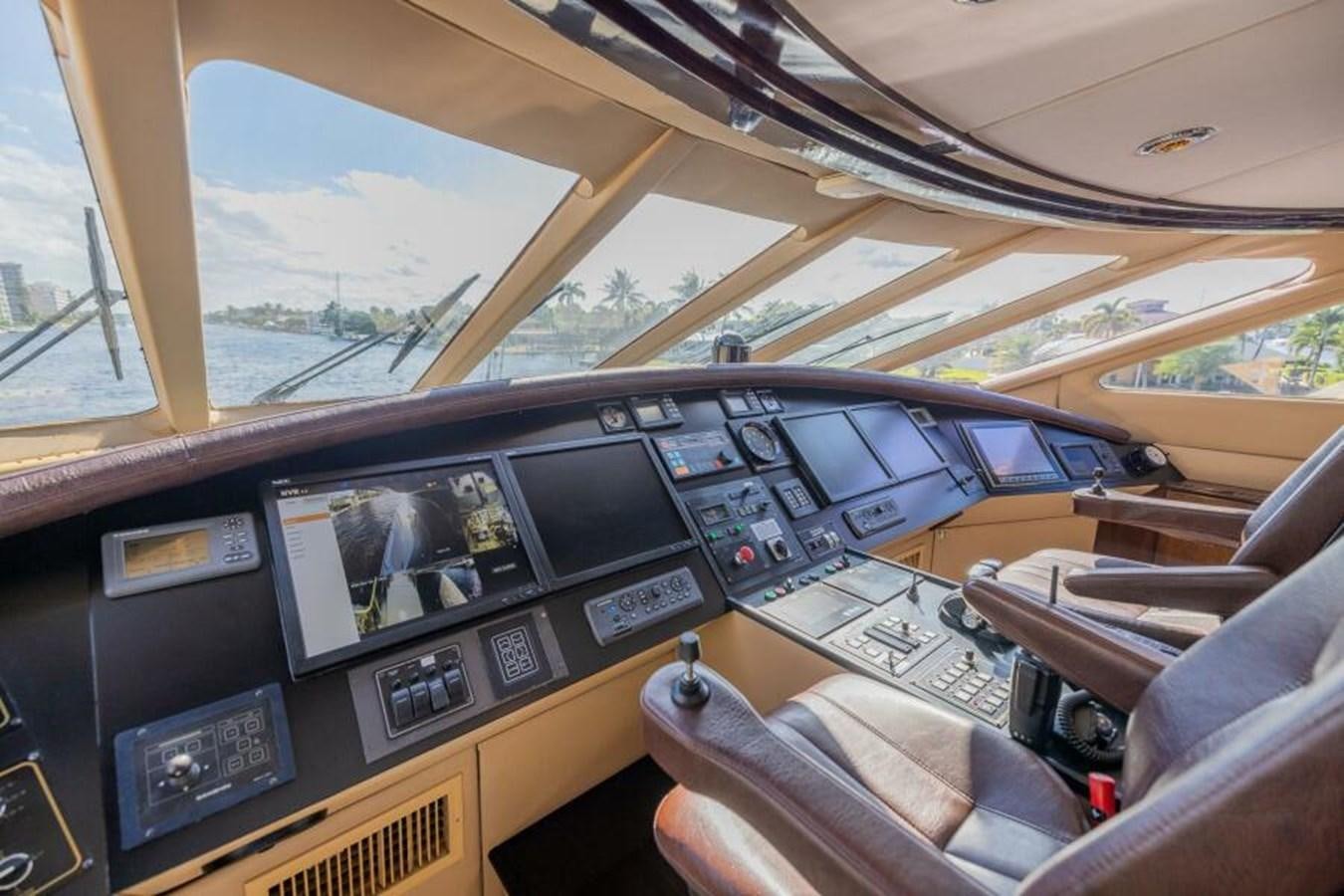 inside of a car aboard ENTOURAGE Yacht for Sale