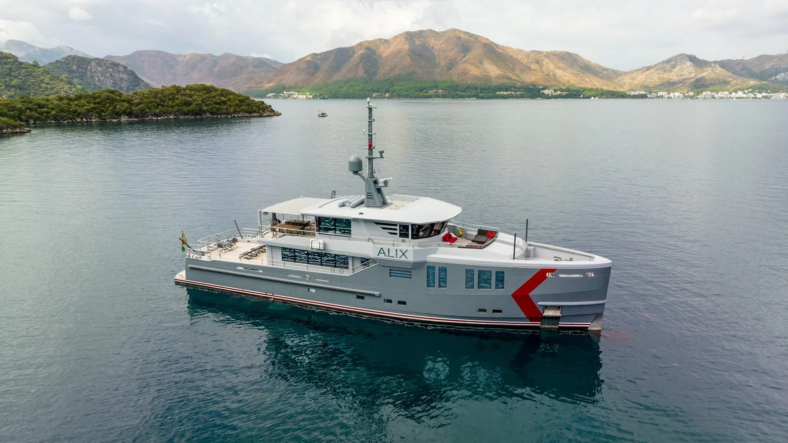 a boat on the water aboard K584 Yacht for Sale