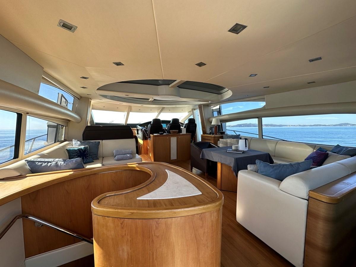 a boat is in the water aboard LOW PROFILE Yacht for Sale