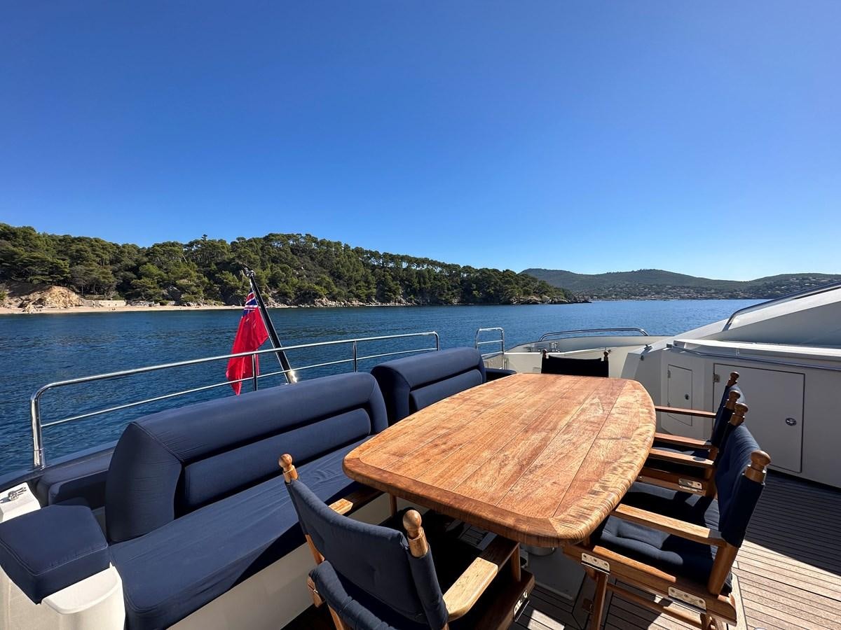 a boat on the water aboard LOW PROFILE Yacht for Sale