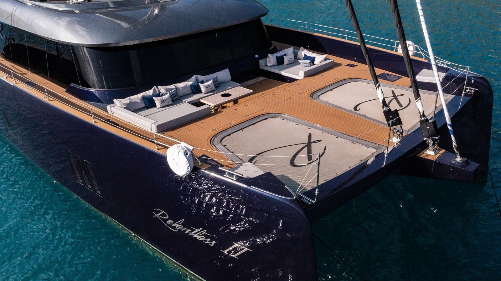 a boat on the water aboard 2022 SUNREEF 80 SAILING Yacht for Sale