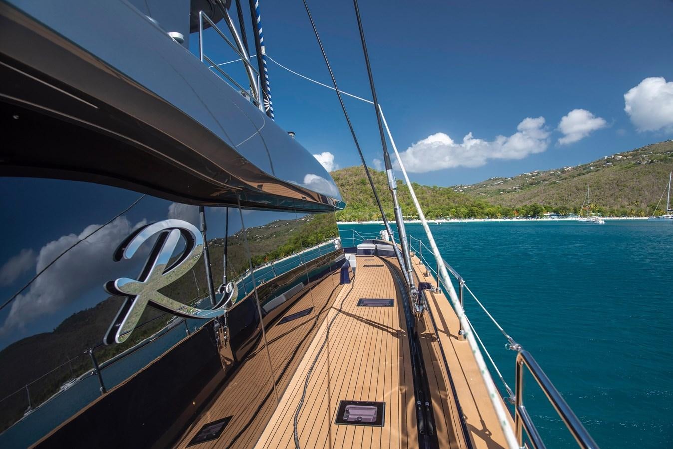 a boat on the water aboard 2022 SUNREEF 80 SAILING Yacht for Sale