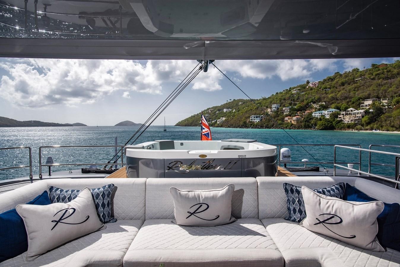 a boat on a boat aboard 2022 SUNREEF 80 SAILING Yacht for Sale