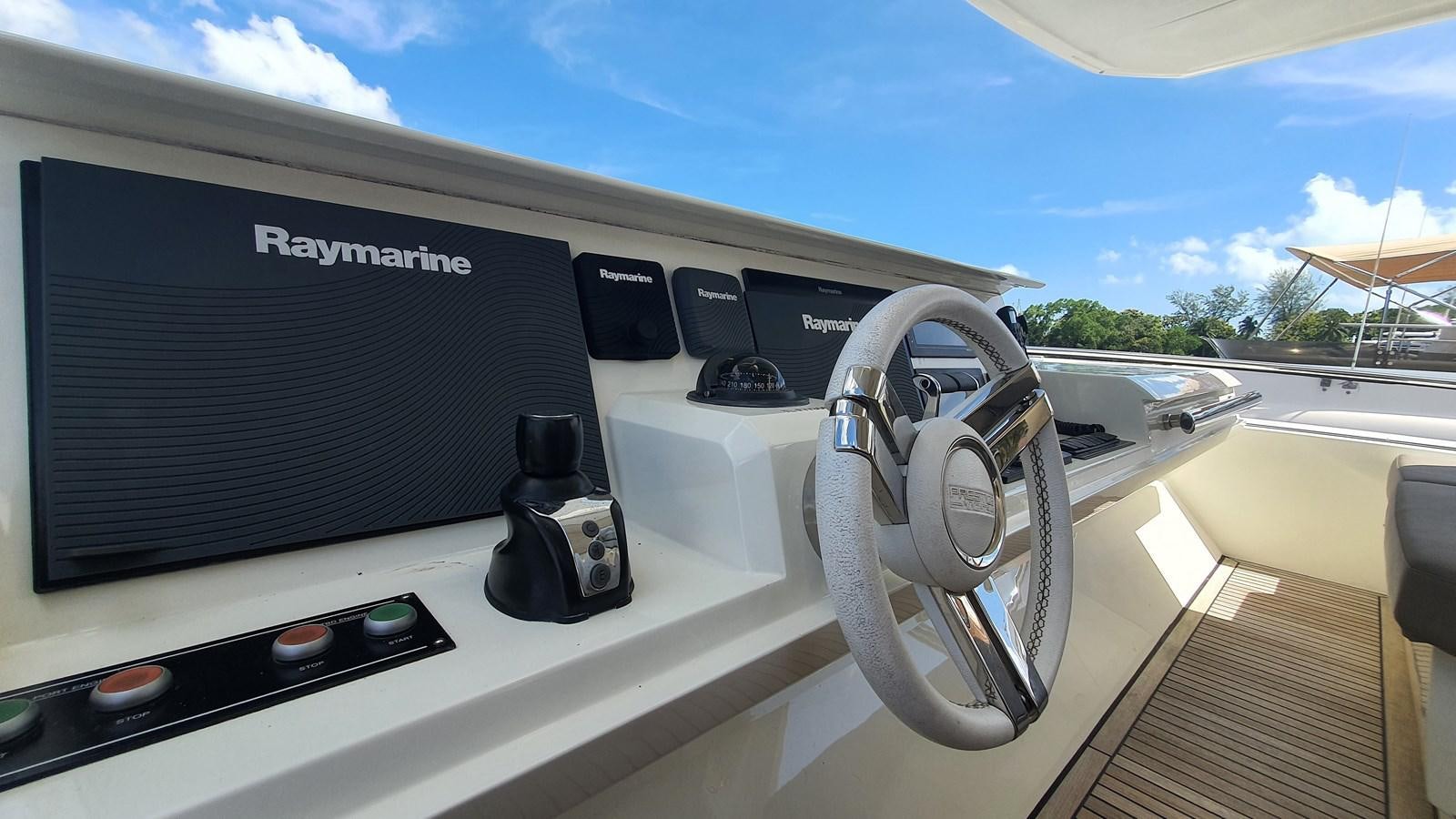 a close-up of a car aboard NEW FISH Yacht for Sale