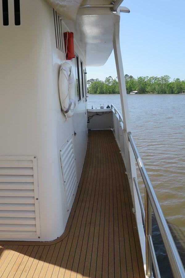 a boat on the water aboard PATRICIA D Yacht for Sale