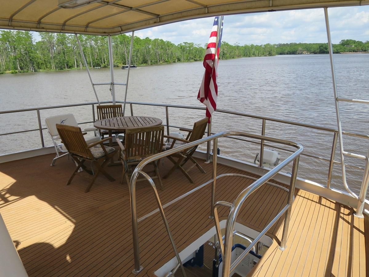 a boat on the water aboard PATRICIA D Yacht for Sale