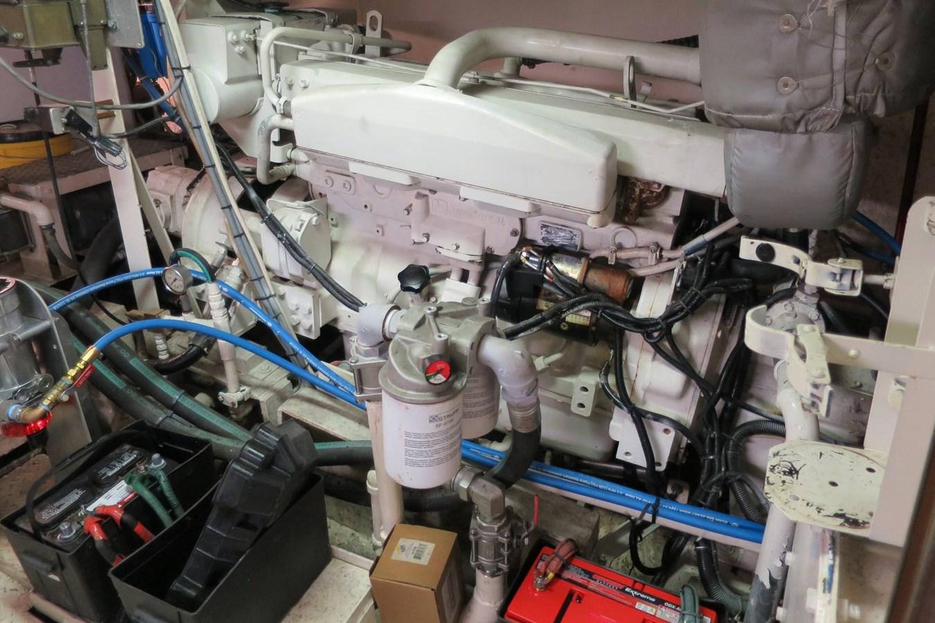 a machine with wires aboard PATRICIA D Yacht for Sale