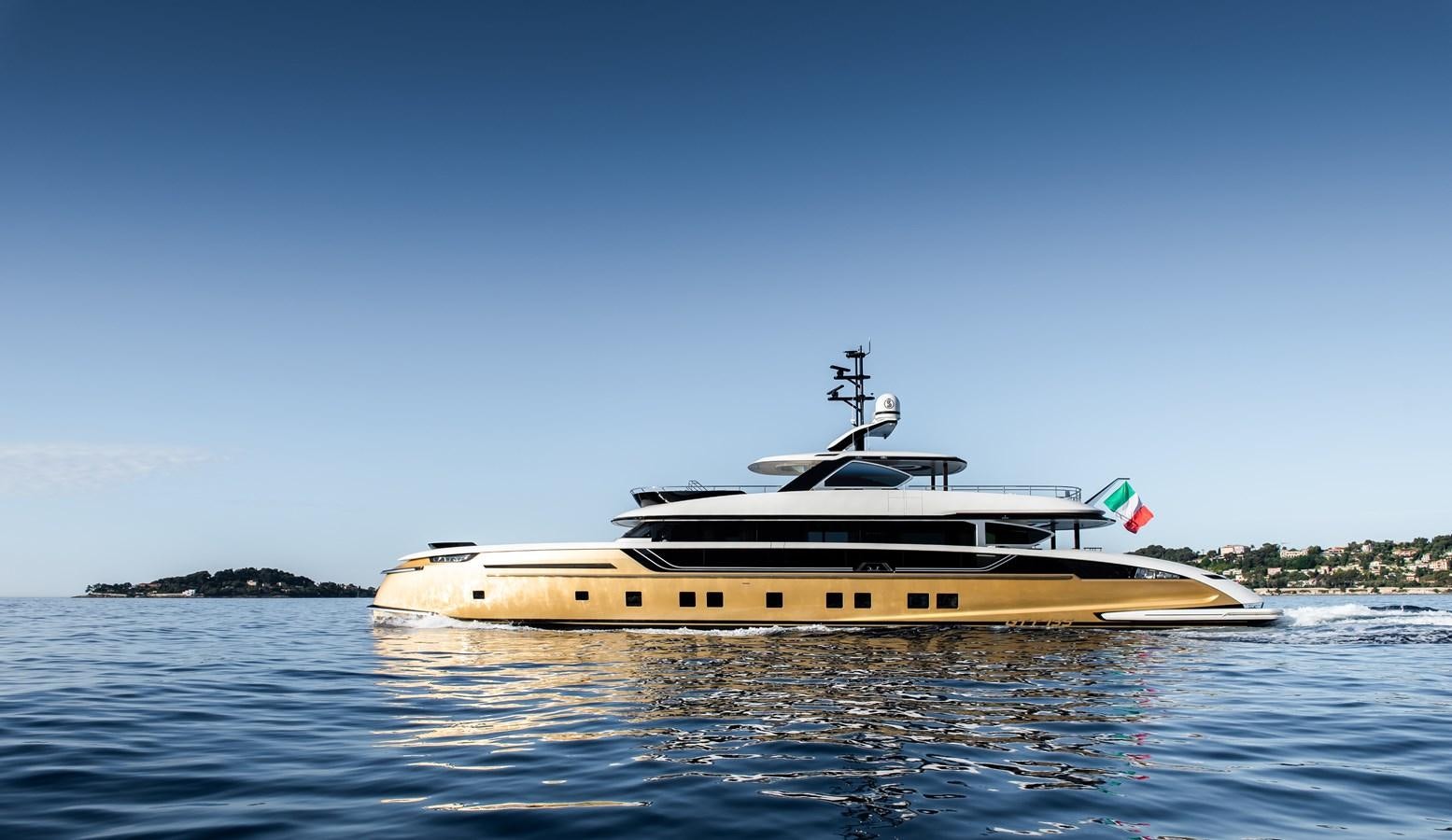 a boat on the water aboard STEFANIA Yacht for Sale