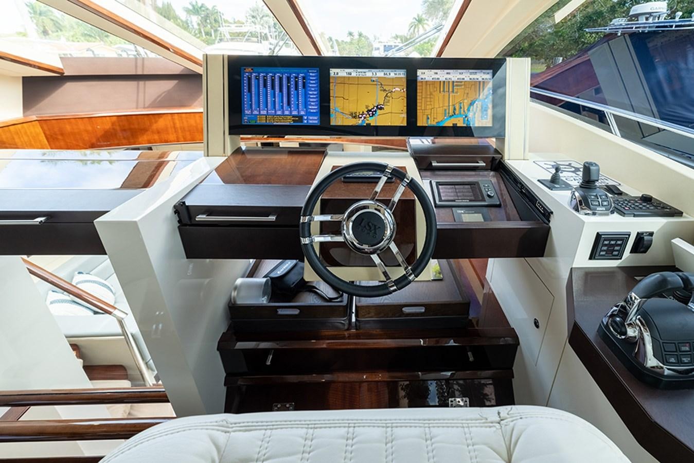 a radio in a car aboard LATITUDE Yacht for Sale