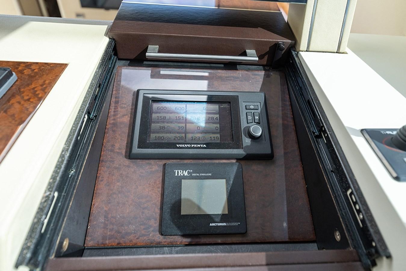 a black electronic device aboard LATITUDE Yacht for Sale