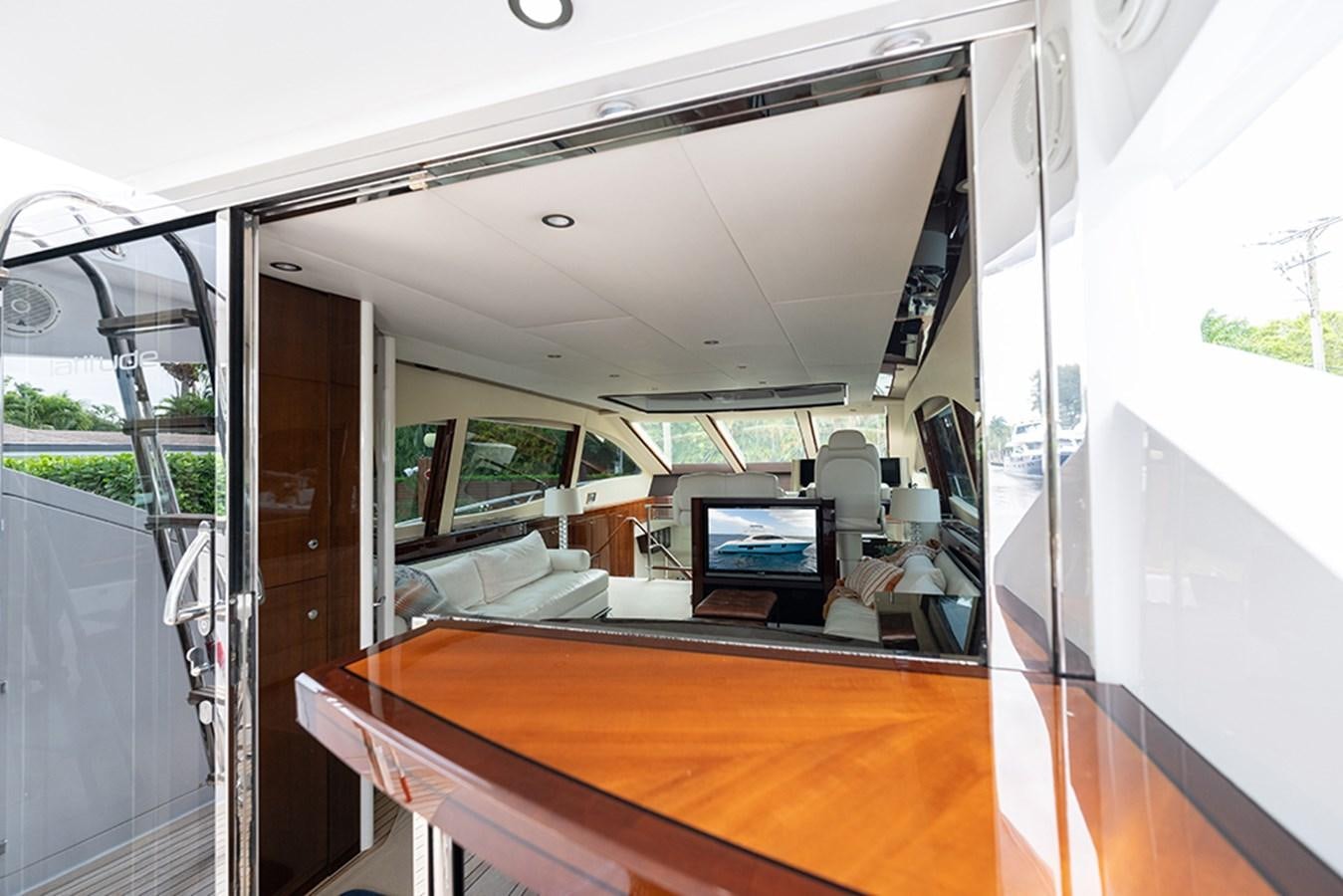 inside of a vehicle aboard LATITUDE Yacht for Sale