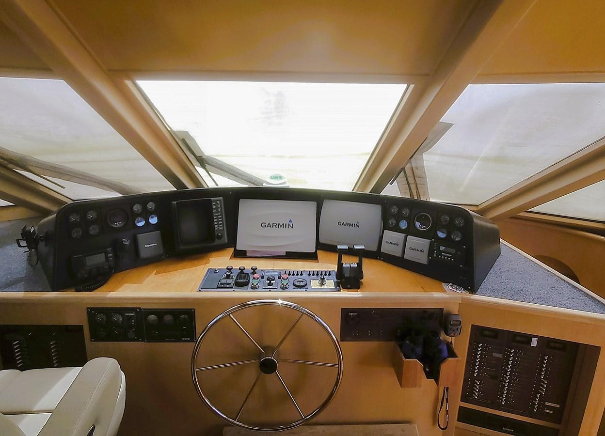 a group of electronic devices on a table aboard AUDRE GRACE Yacht for Sale