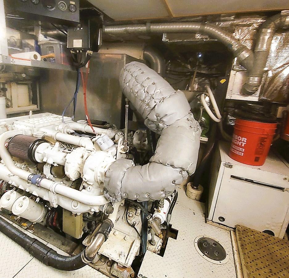 a group of robots in a room aboard AUDRE GRACE Yacht for Sale