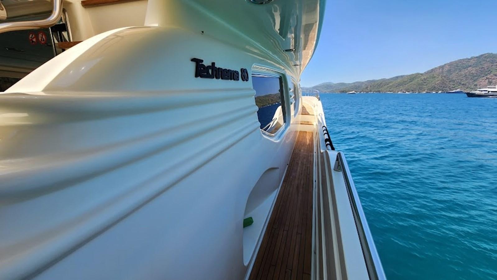 the front of a boat aboard THE ONE Yacht for Sale