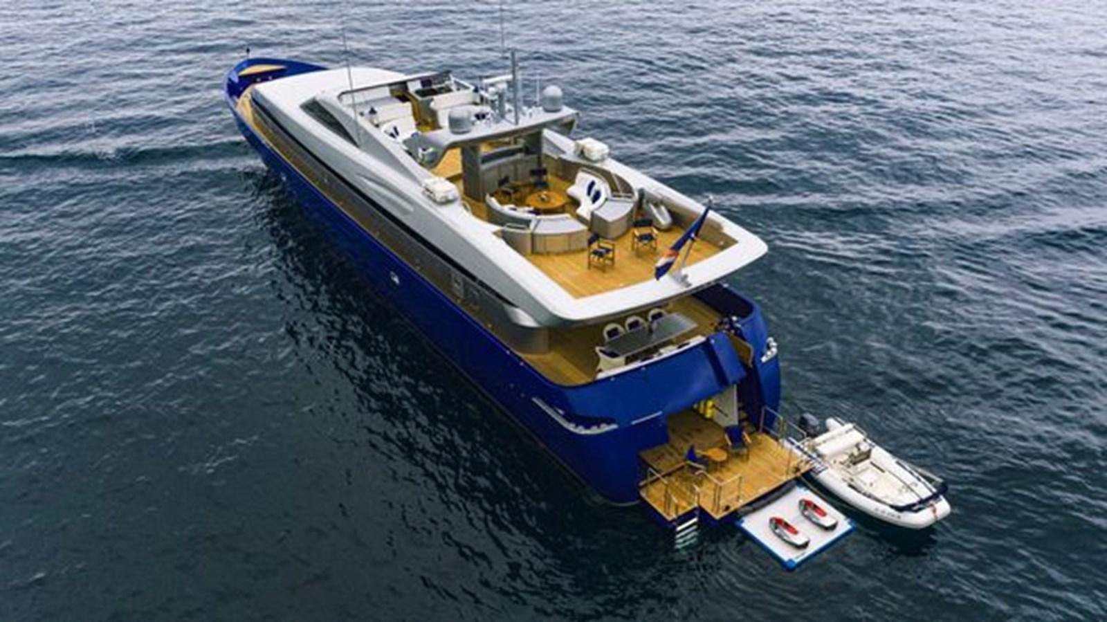 a boat on the water aboard 2003 BAGLIETTO 38M FAST FLY Yacht for Sale