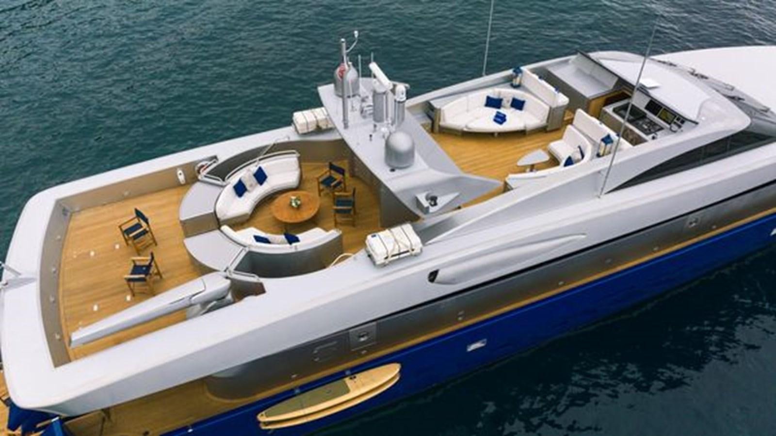 a boat on the water aboard 2003 BAGLIETTO 38M FAST FLY Yacht for Sale