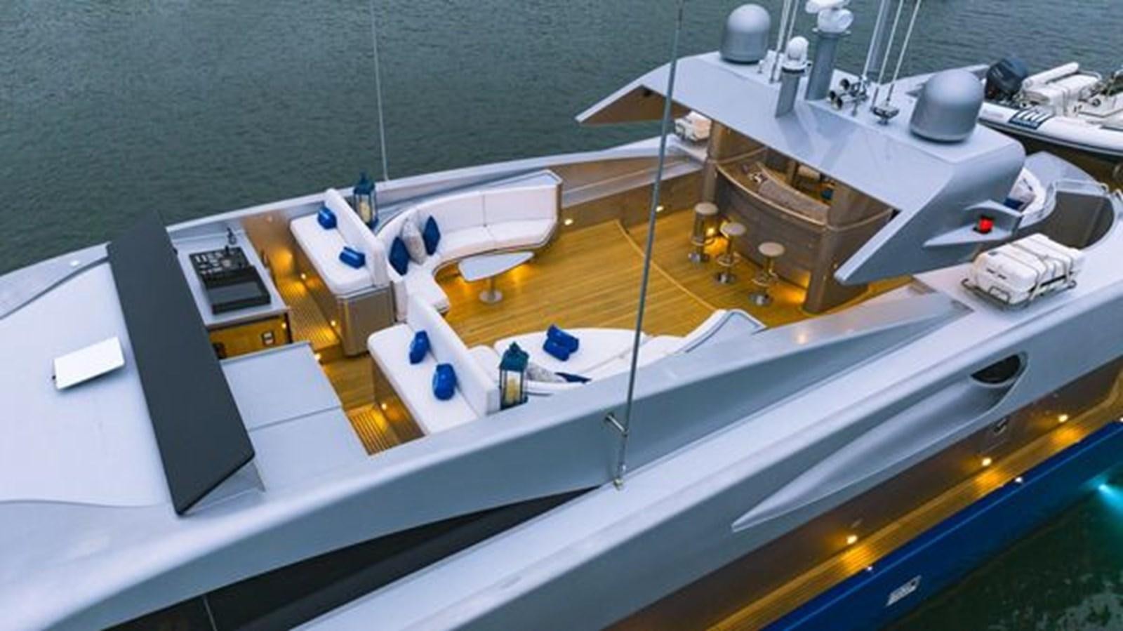 a ship in the water aboard 2003 BAGLIETTO 38M FAST FLY Yacht for Sale