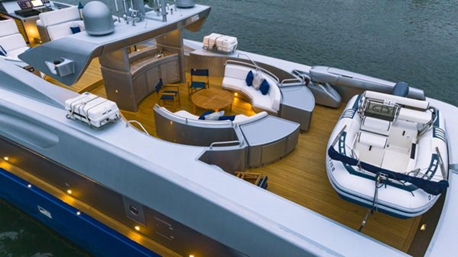 a boat on the water aboard 2003 BAGLIETTO 38M FAST FLY Yacht for Sale