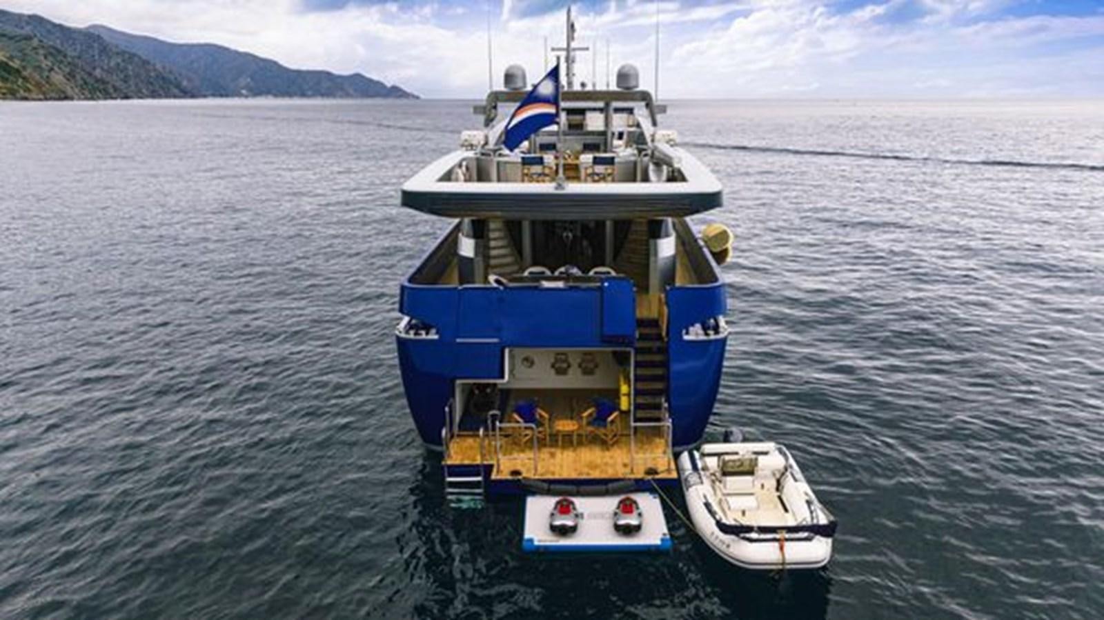 a boat on the water aboard 2003 BAGLIETTO 38M FAST FLY Yacht for Sale