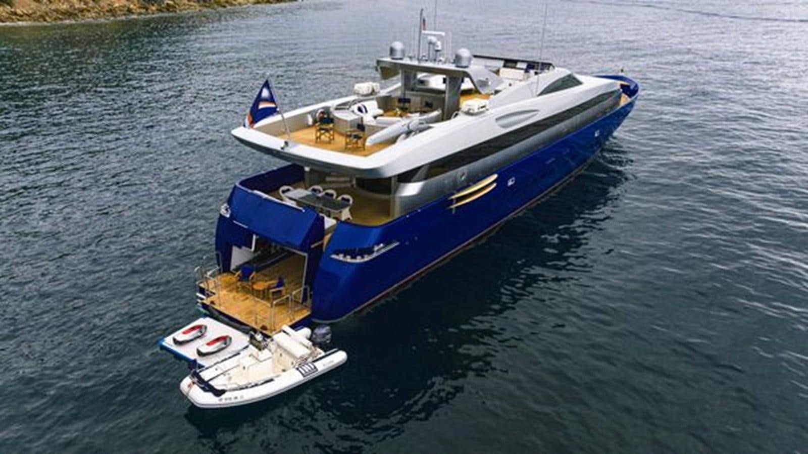 a boat on the water aboard 2003 BAGLIETTO 38M FAST FLY Yacht for Sale