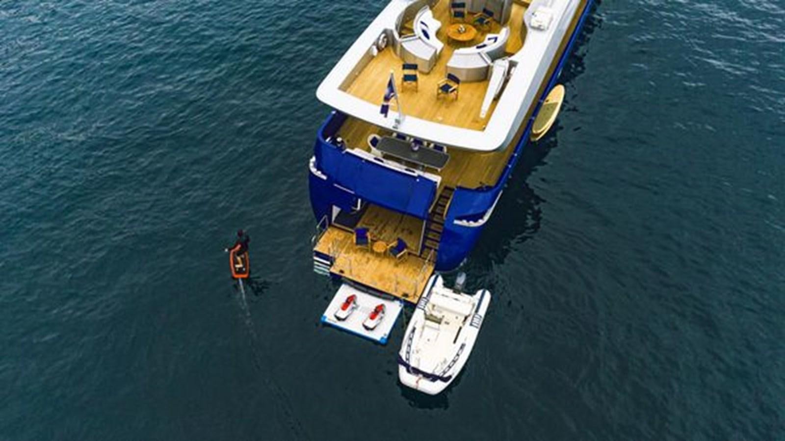 a group of boats in the water aboard 2003 BAGLIETTO 38M FAST FLY Yacht for Sale