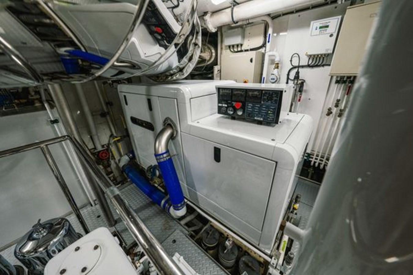 a close-up of a machine aboard 2003 BAGLIETTO 38M FAST FLY Yacht for Sale