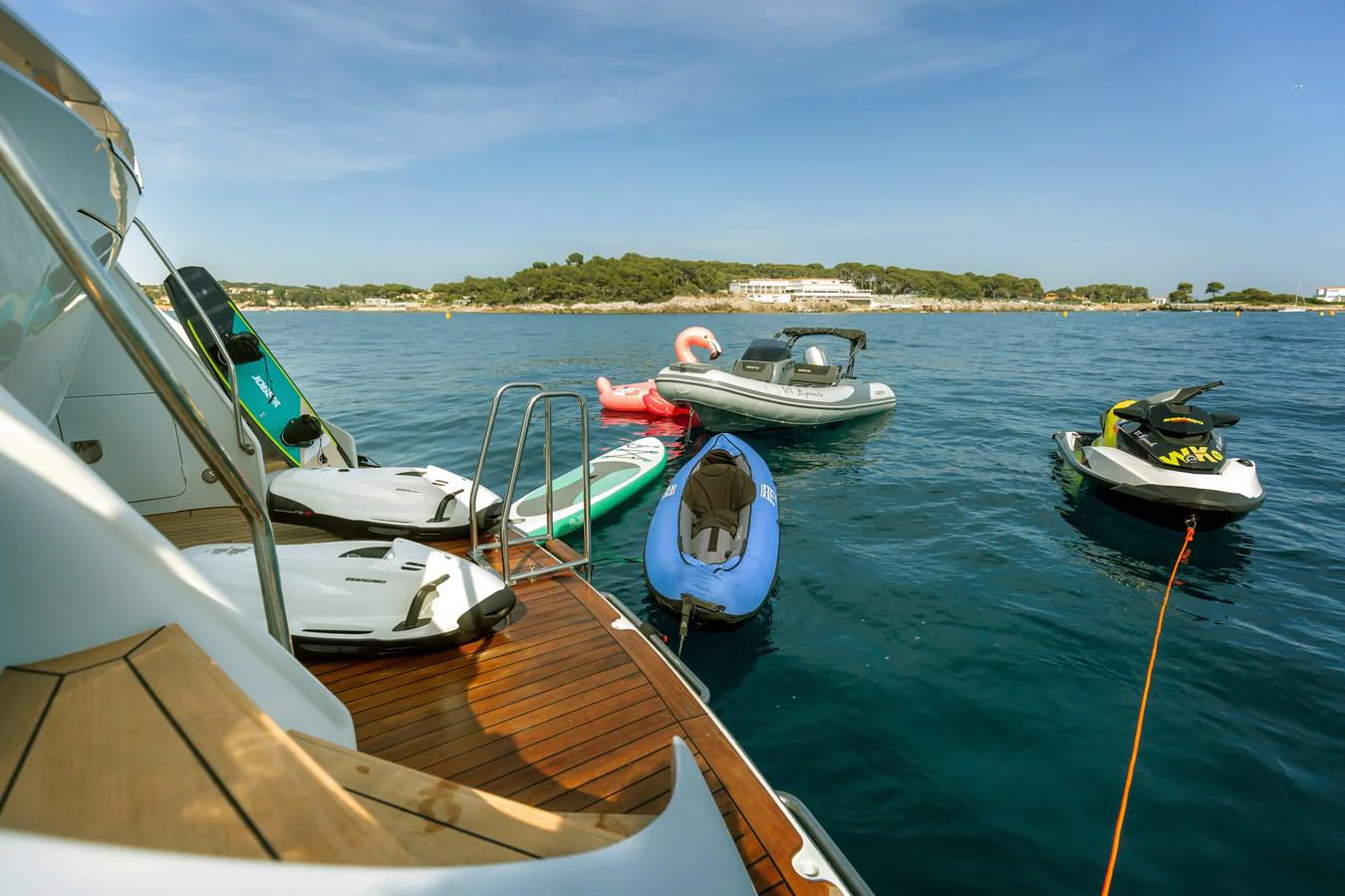 boats on the water aboard ESPINOLA Yacht for Sale