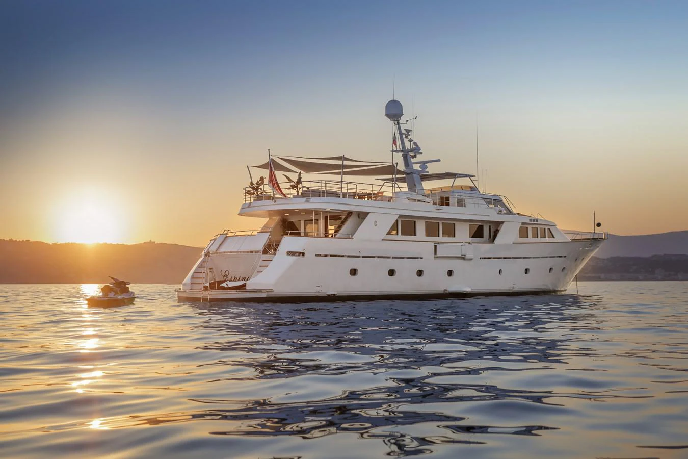 a boat in the water aboard ESPINOLA Yacht for Sale